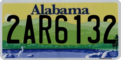 AL license plate 2AR6132