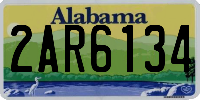 AL license plate 2AR6134