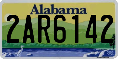 AL license plate 2AR6142