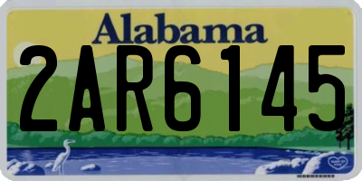 AL license plate 2AR6145