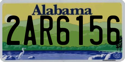 AL license plate 2AR6156