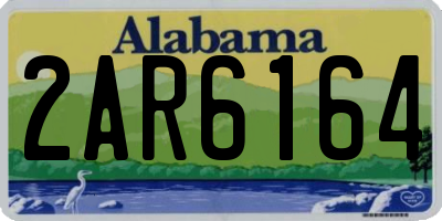 AL license plate 2AR6164
