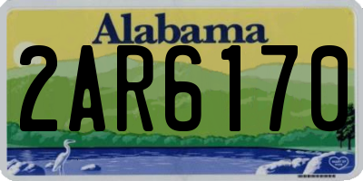 AL license plate 2AR6170