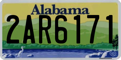 AL license plate 2AR6171