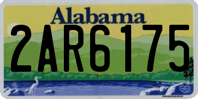 AL license plate 2AR6175