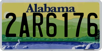 AL license plate 2AR6176