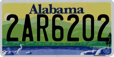 AL license plate 2AR6202