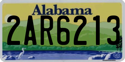 AL license plate 2AR6213