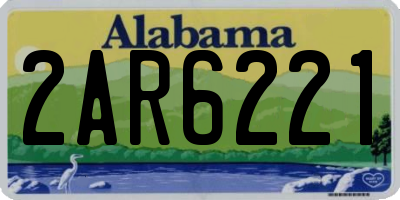 AL license plate 2AR6221