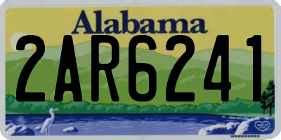 AL license plate 2AR6241