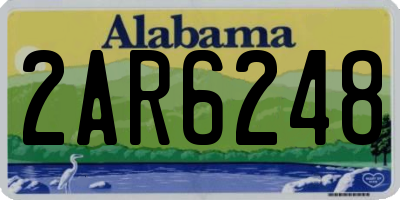 AL license plate 2AR6248