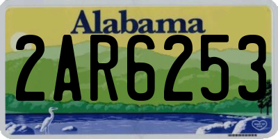 AL license plate 2AR6253