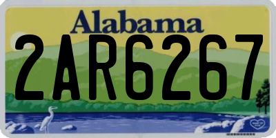 AL license plate 2AR6267