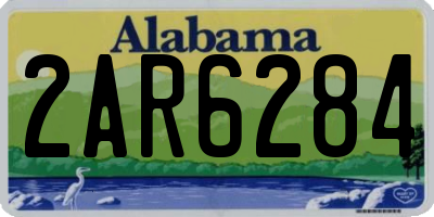 AL license plate 2AR6284
