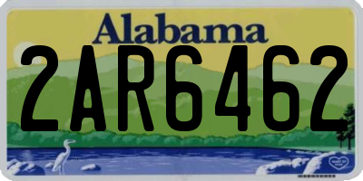 AL license plate 2AR6462
