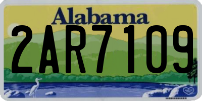 AL license plate 2AR7109