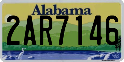 AL license plate 2AR7146