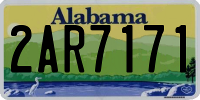AL license plate 2AR7171