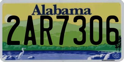 AL license plate 2AR7306