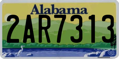AL license plate 2AR7313