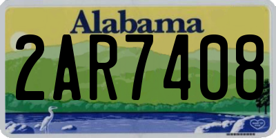 AL license plate 2AR7408