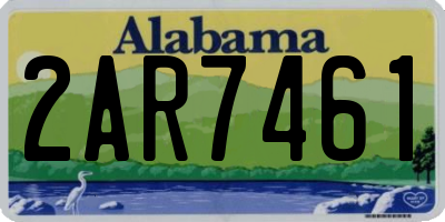 AL license plate 2AR7461