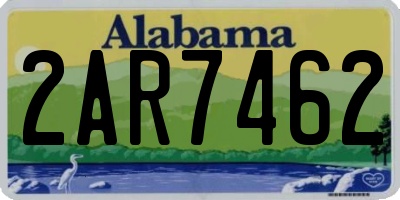 AL license plate 2AR7462