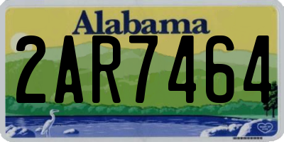 AL license plate 2AR7464