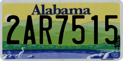 AL license plate 2AR7515