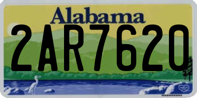 AL license plate 2AR7620
