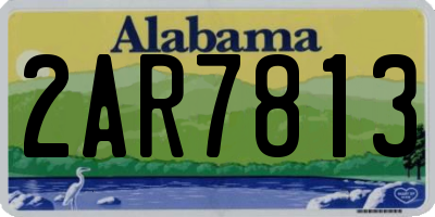 AL license plate 2AR7813