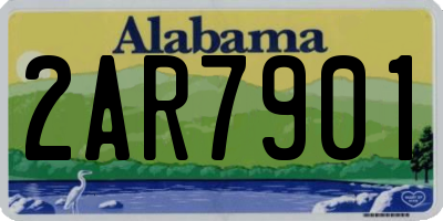 AL license plate 2AR7901