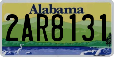 AL license plate 2AR8131
