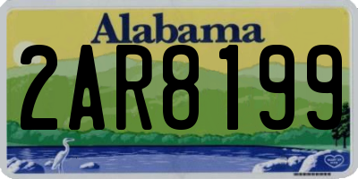 AL license plate 2AR8199