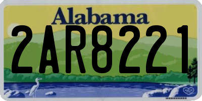 AL license plate 2AR8221