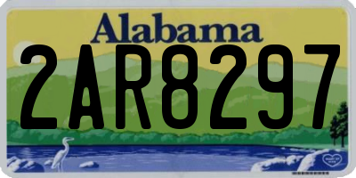 AL license plate 2AR8297