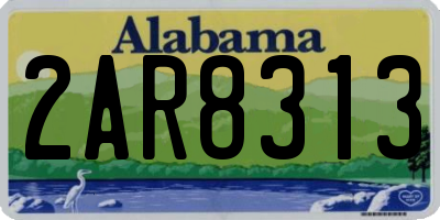 AL license plate 2AR8313