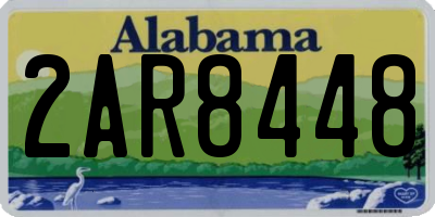 AL license plate 2AR8448