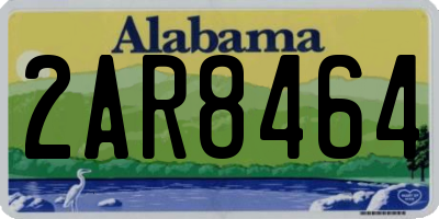 AL license plate 2AR8464