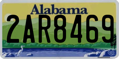AL license plate 2AR8469