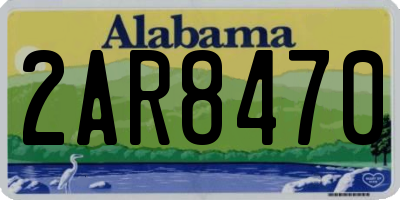 AL license plate 2AR8470