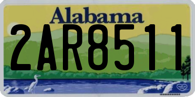 AL license plate 2AR8511