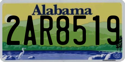 AL license plate 2AR8519