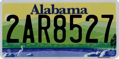 AL license plate 2AR8527