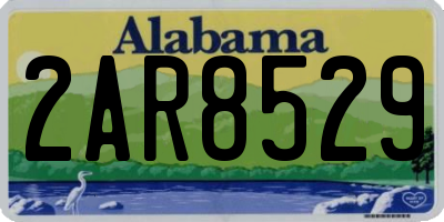 AL license plate 2AR8529