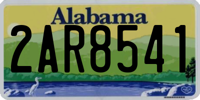 AL license plate 2AR8541