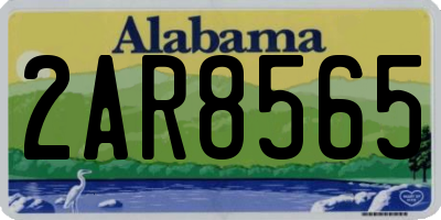AL license plate 2AR8565