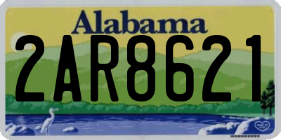 AL license plate 2AR8621