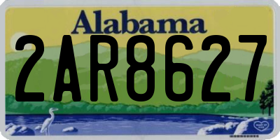 AL license plate 2AR8627