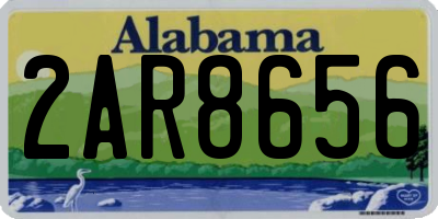 AL license plate 2AR8656